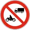 В14 No trucks and motorbikes