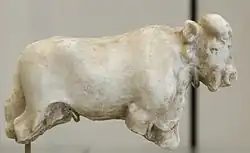 Bull sculpture, Jemdet Nasr period, c. 3000 BC
