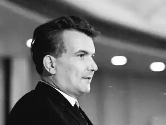 Horst Salomon delivering a speech to (East) German Writers' Association (1966)