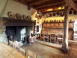 Interior view: cookhouse