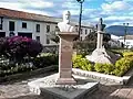 Francisco Mariño y Soler bust in Tibasosa, Boyacá main square.