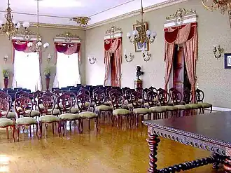 The noble hall arranged for a presentation in 2012