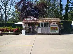 Zoo entrance.