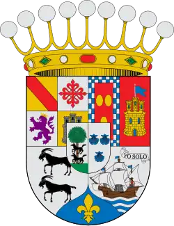 Coat of Arms as Count of Gálvez (1783–1786)
