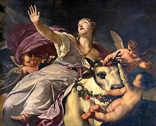 The Rape of Europa, Ca' Rezzonico, Venice