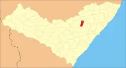 Location of Cajueiro in Alagoas