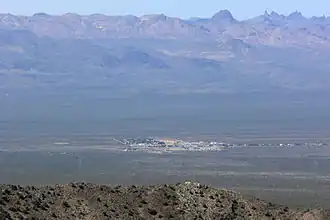 Seen from Spirit Mountain to the east; New York Mountains in the distance