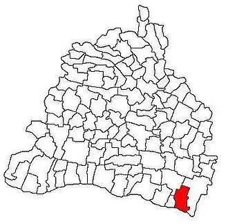 Location in Dolj County