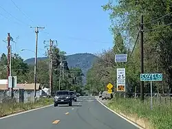 SR-162 entering Covelo