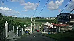 Main road in Mata de Plátano