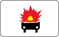 Vehicles loading inflammable goods