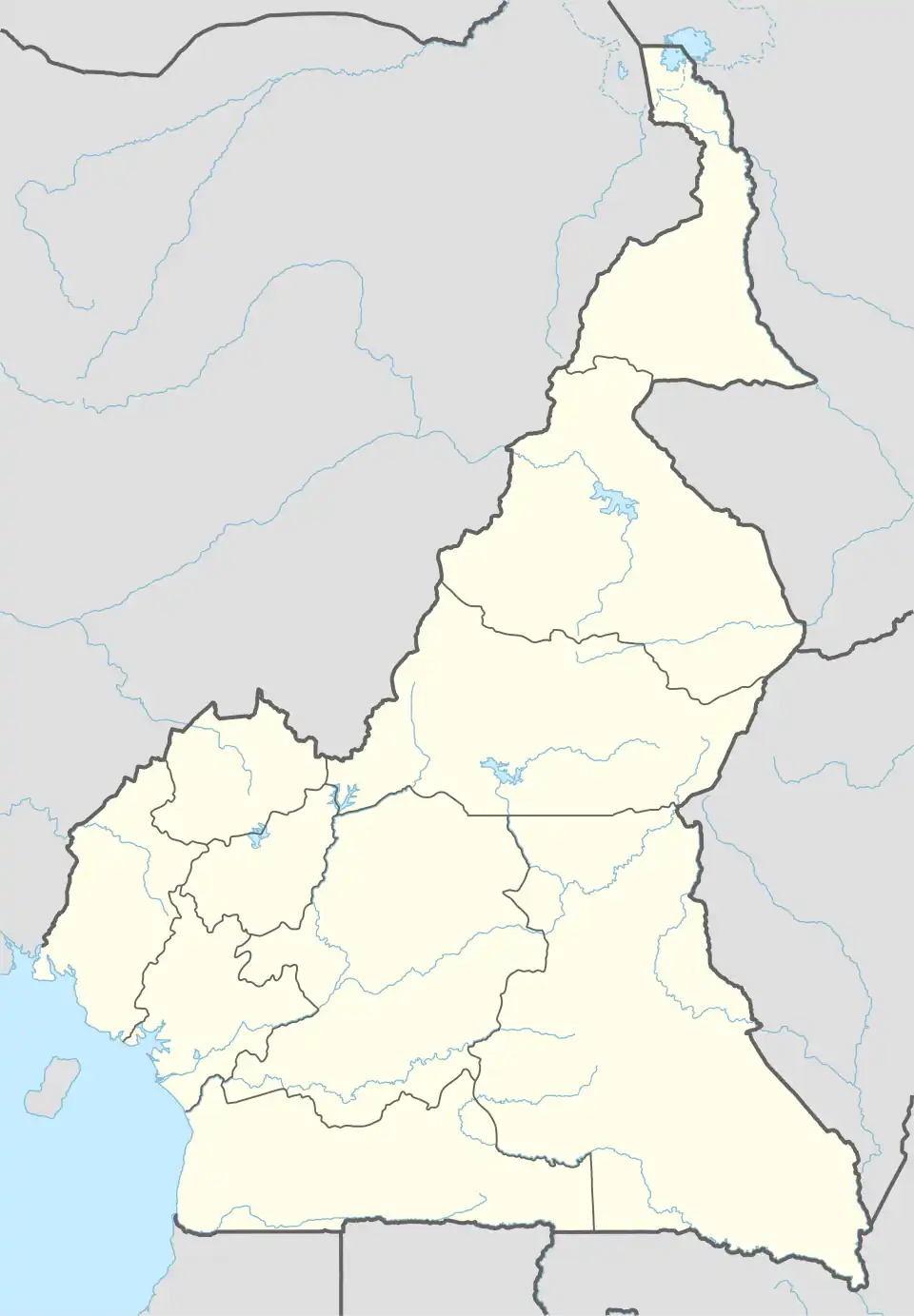 Sangmélima is located in Cameroon