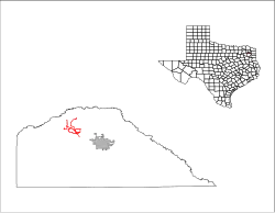 Location of Rocky Mound, Texas