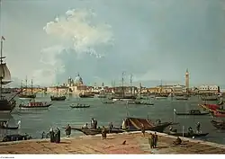 Venice the Bacino di San Marco from San Giorgio Maggiore