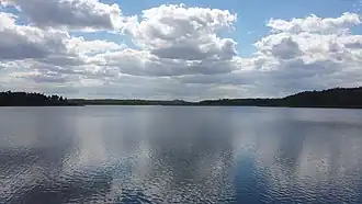 Cannington Lake on the east side of the plateau