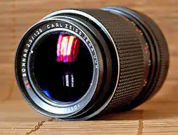 A Sonnar 135&nbsp;mm f/3.5 from Carl Zeiss Jena