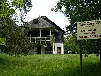 Gabriel Popescu memorial house in Vulcana-Pandele