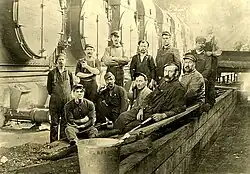 Boiler crew in the Cascade Mill