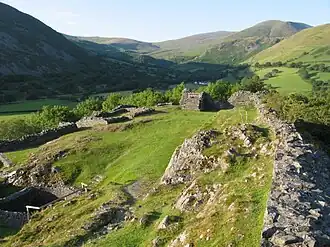 View over Castell y Bere
