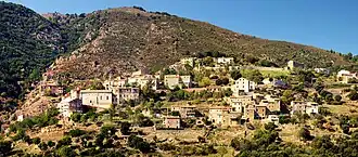 A panorama of the village