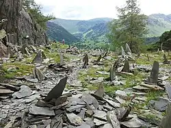 Castle Crag Quarry, nicknamed The Graveyard