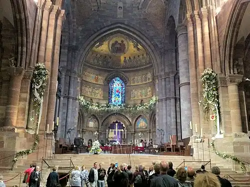 The choir and apse of the Cathedral