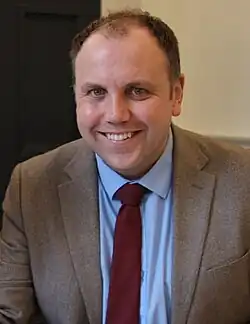 Newly Elected Deputy Cathal Crowe TD (cropped).jpg