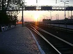 Cegléd railway station before renovation