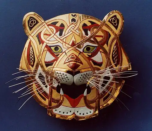 'Celtic Tiger' Stoneware by Patrick O'Hara, 2001. Diameter 60 cm