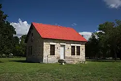 Old building in Center Point Historical Park