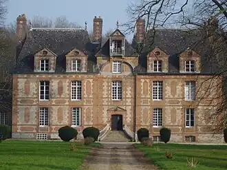 The chateau in Esteville