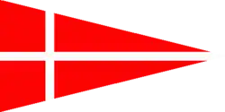 Triangular field ensign used by Swiss confederate forces from the 1420s
