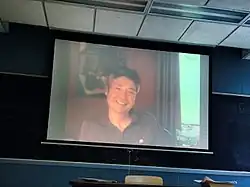 Chang-rae Lee speaks to a University of Michigan class about his novel On Such a Full Sea.