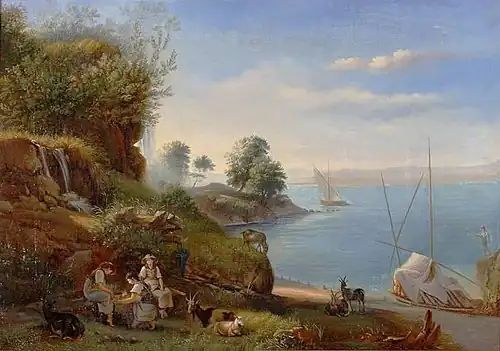 Landscape with Lake Geneva (1814)