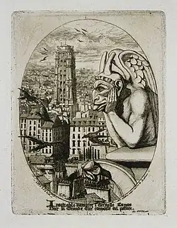 La estirge (1853), by Charles Meryon, Phillips Collection, Washington D. C.