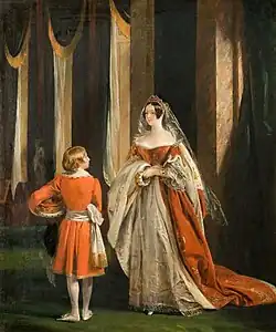 Duchess of Sutherland in Her Coronation Robes by Charles Robert Leslie, 1839