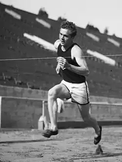 Photo of a man running