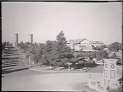 Chelmsford Place and War Memorial in 1946 (with Hydro Hotel in the background)
