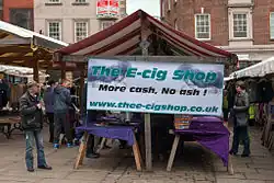 Image showing an e-cigarette advertisement sign