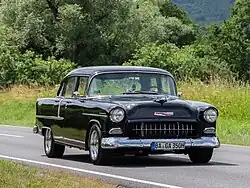 1955 Chevrolet Bel Air 4-door sedan. A look-alike to the 1955 Bel Air in American Graffiti