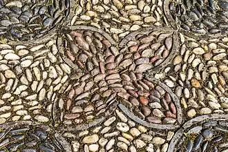 Chinese Garden The Hidden Empire Ming, mosaic pavement courtyard.