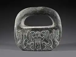 Master of animals in chlorite, Jiroft, Kerman ca. 2500 BC, Bronze Age I, National Museum of Iran