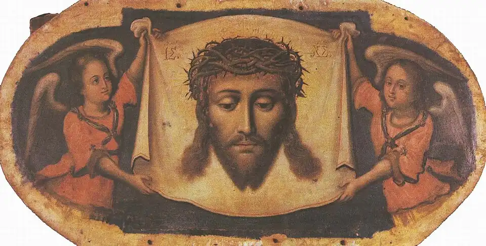 Icon of Jesus Christ from the Bohorodchany iconostasis, Job Kondzelevych, 1698-1705