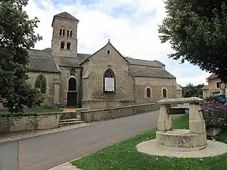 The church in Sennecey-le-Grand
