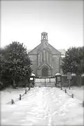 Church with snow January 2010