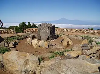 Guanche Sanctuary in the summit of Garajonay mountain