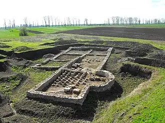 Archaeological site in Cioroiu Nou