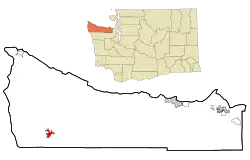 Location in the state of Washington