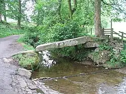 Clapper Bridge Over Wycoller Beck