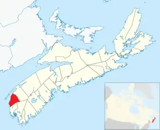 Location of the Municipality of the District of Clare